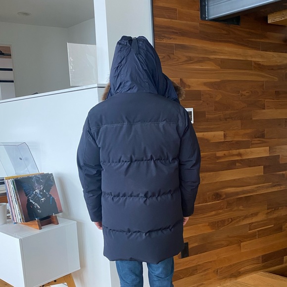 Moncler Parka.  Navy.  Worn twice. - Picture 5 of 11